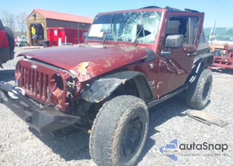2008 Jeep Wrangler X z USA, uszkodzony, nr VIN 1J4FA24188L512955